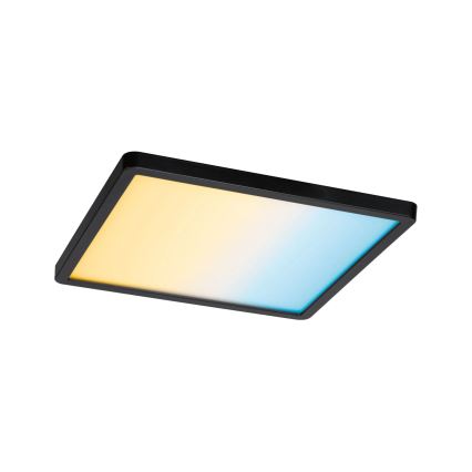 Paulmann 79967 - LED/16W IP44 dimmbare Badezimmer-Einbauleuchte AREO 230V 23x23 cm schwarz