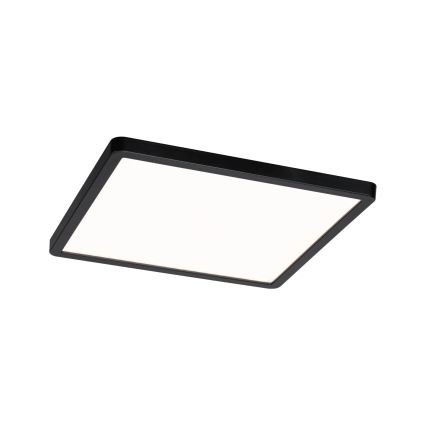 Paulmann 79967 - LED/16W IP44 dimmbare Badezimmer-Einbauleuchte AREO 230V 23x23 cm schwarz