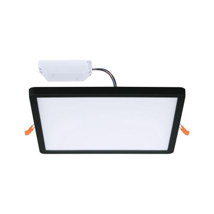 Paulmann 79967 - LED/16W IP44 dimmbare Badezimmer-Einbauleuchte AREO 230V 23x23 cm schwarz
