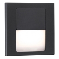Paulmann 80001 - LED/1W Treppenlicht TSARO 230V Follow/schwarz