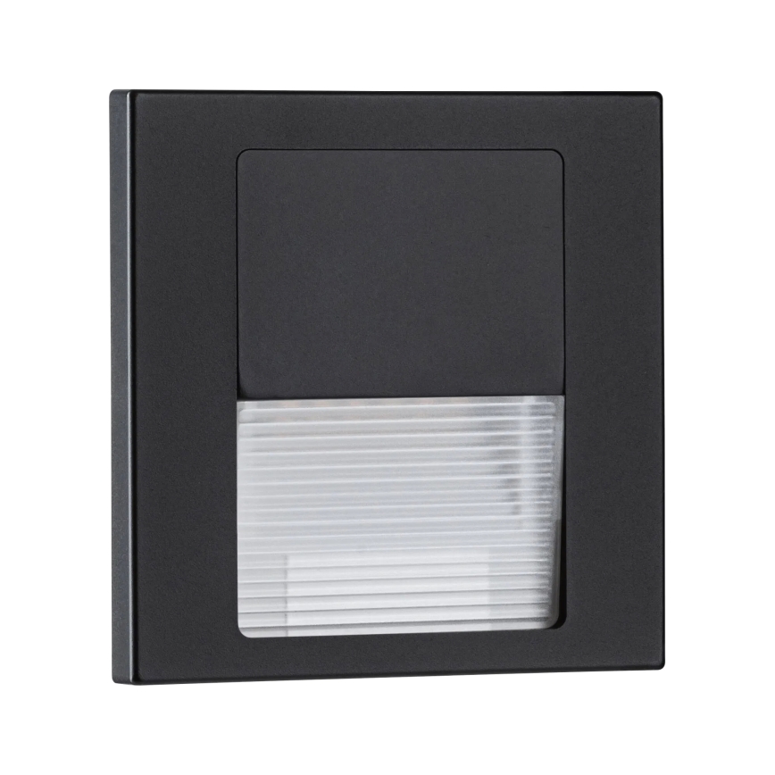Paulmann 80001 - LED/1W Treppenlicht TSARO 230V Follow/schwarz