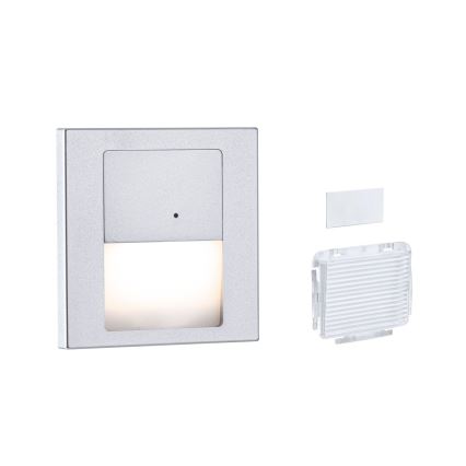 Paulmann 80003 - LED/1W Treppenleuchte mit Sensor TSARO 230V Lead/matt Chrom
