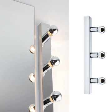 Paulmann 80096 - 3xE14/40W IP44 Badezimmer-Spiegelbeleuchtung REGULA 230V glänzendes Chrom