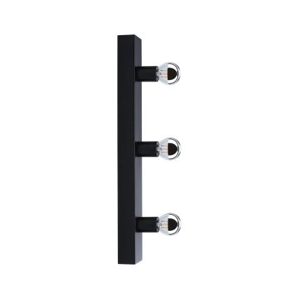 Paulmann 80097 - 3xE14/40W IP44 Badezimmer-Spiegelbeleuchtung REGULA 230V schwarz
