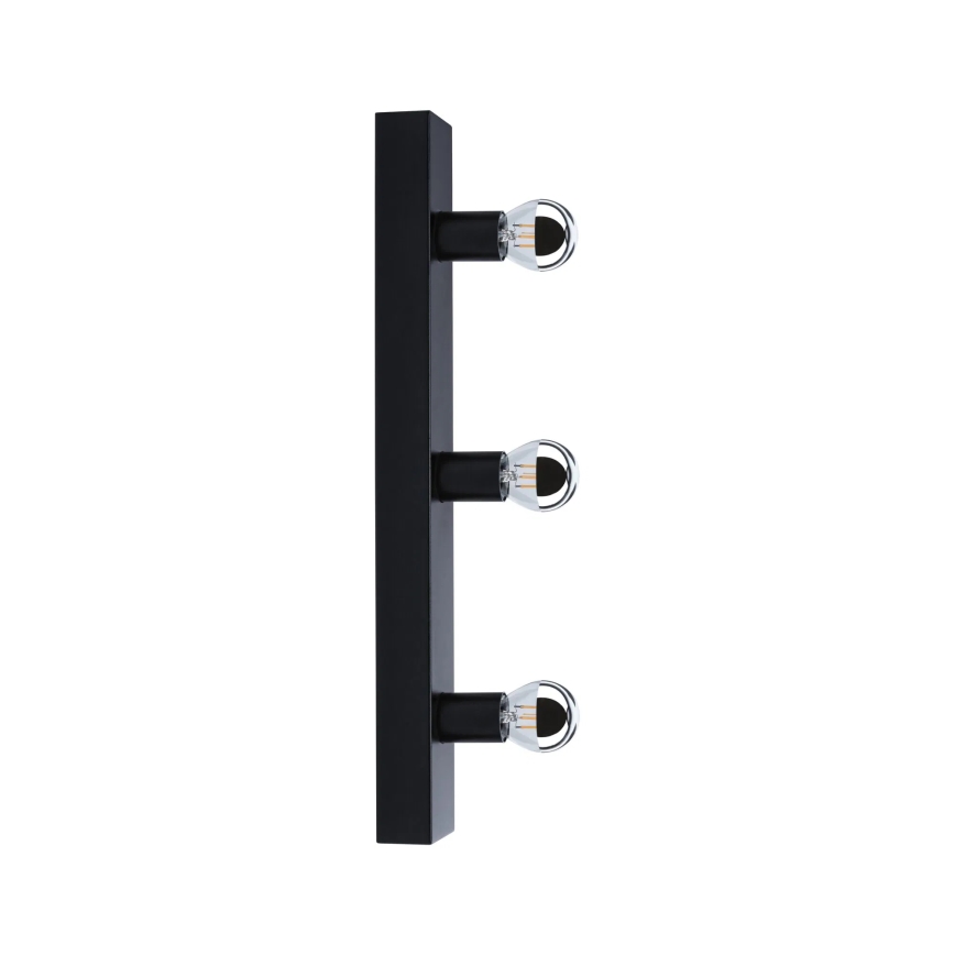 Paulmann 80097 - 3xE14/40W IP44 Badezimmer-Spiegelbeleuchtung REGULA 230V schwarz