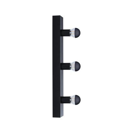 Paulmann 80097 - 3xE14/40W IP44 Badezimmer-Spiegelbeleuchtung REGULA 230V schwarz