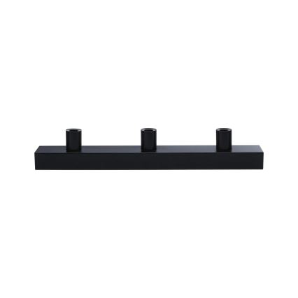 Paulmann 80097 - 3xE14/40W IP44 Badezimmer-Spiegelbeleuchtung REGULA 230V schwarz