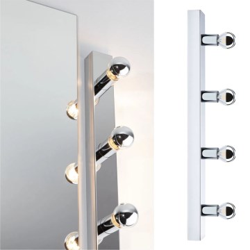 Paulmann 80098 - 4xE14/40W IP44 Badezimmer-Spiegelbeleuchtung REGULA 230V glänzendes Chrom