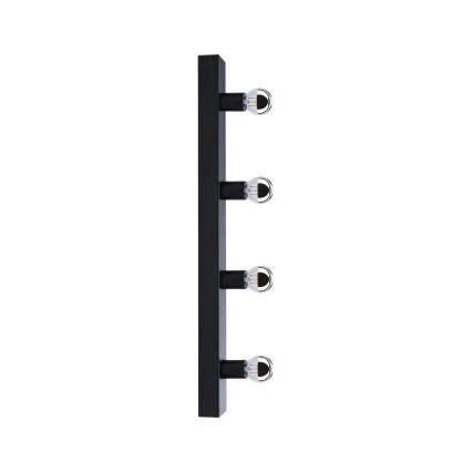 Paulmann 80099 - 4xE14/40W IP44 Badezimmer-Spiegelbeleuchtung REGULA 230V schwarz