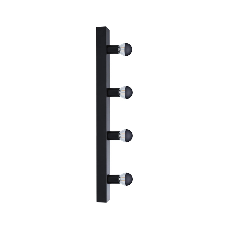 Paulmann 80099 - 4xE14/40W IP44 Badezimmer-Spiegelbeleuchtung REGULA 230V schwarz