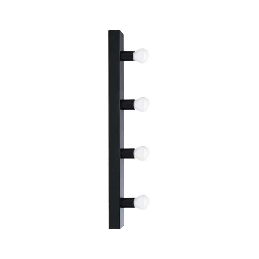 Paulmann 80099 - 4xE14/40W IP44 Badezimmer-Spiegelbeleuchtung REGULA 230V schwarz