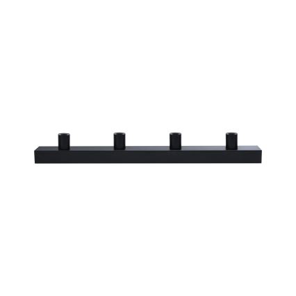 Paulmann 80099 - 4xE14/40W IP44 Badezimmer-Spiegelbeleuchtung REGULA 230V schwarz