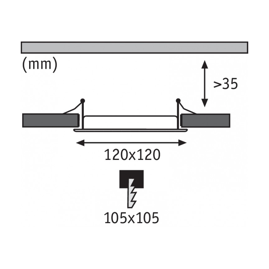 Paulmann 92100 - LED/6,5W Dimm-Paneel PREMIUM LINE 230V