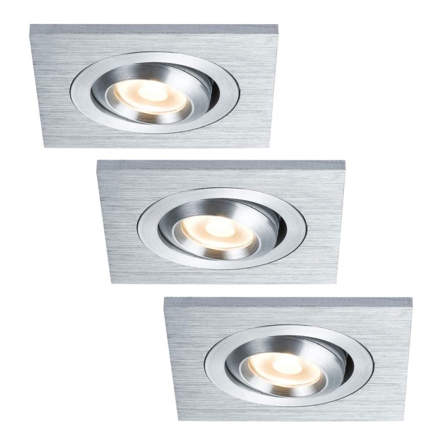 Paulmann 92524 - SET 3xLED/3W Badezimmer Einbauleuchten PREMIUM 230V