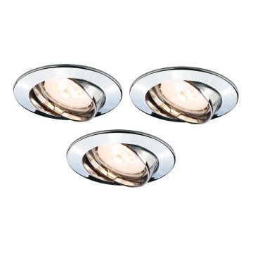 Paulmann 92660 - SET 3x LED Einbauleuchte PREMIUM LINE 3xGU10-LED/4W/230V Paulmann 92660 - SET 3x LED Einbauleuchte PREMIUM LINE 3xGU10-LED/4W/230V