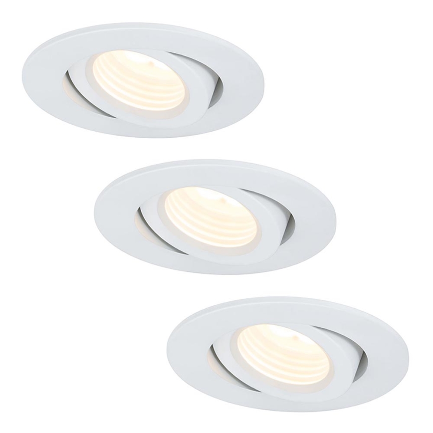 Paulmann 92685 - SET 3xLED/10W Dimmbare Einbauleuchte PREMUIM LINE 230V