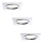 Paulmann 92695 - SET 3xLED/8W Dimmbare Einbauleuchte DICE 230V