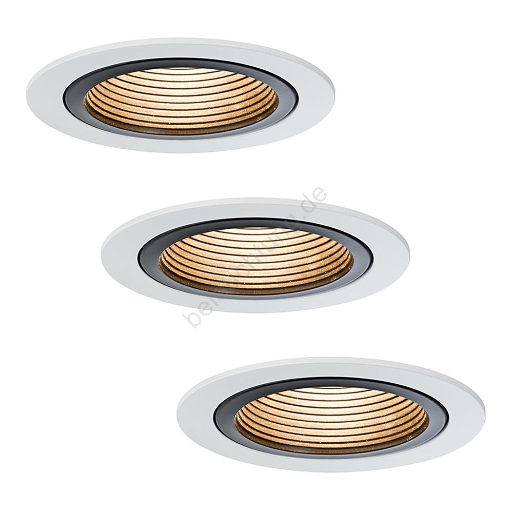 Paulmann 92702 - SET 3x LED Einbauleuchte PREMIUM LINE 3xLED/5,6W/230V | Beleuchtung.de