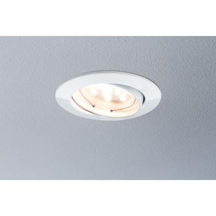 Paulmann 92765 - SET 3x LED Einbauleuchte COIN 3xLED/6,8W/230V weiß