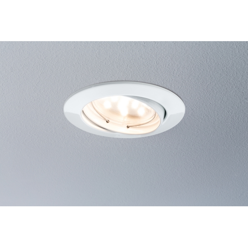 Paulmann 92765 - SET 3x LED Einbauleuchte COIN 3xLED/6,8W/230V weiß