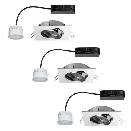 Paulmann 92774 - SET 3x LED/6,8W Bad Deckeneinbauleuchte PREMIUM LINE 230V