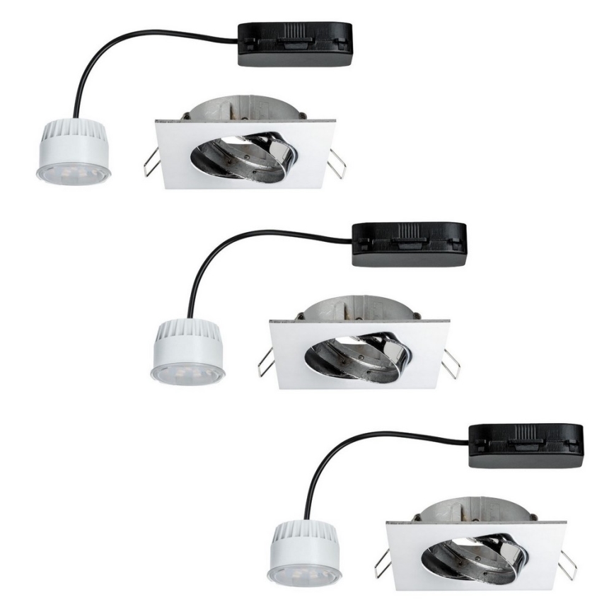 Paulmann 92774 - SET 3x LED/6,8W Bad Deckeneinbauleuchte PREMIUM LINE 230V
