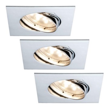 Paulmann 92774 - SET 3x LED/6,8W Bad Deckeneinbauleuchte PREMIUM LINE 230V