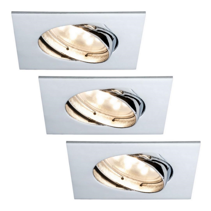 Paulmann 92774 - SET 3x LED/6,8W Bad Deckeneinbauleuchte PREMIUM LINE 230V