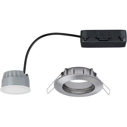 Paulmann 92827 - SET 3xLED/7W IP44 Dimmbares Badezimmer-Einbauleuchte COIN 230V