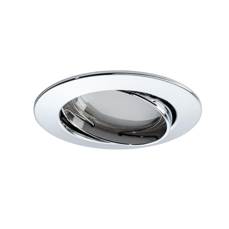 Paulmann 92837 - SET 3x LED/7W IP23 Dimmbare Badezimmereinbauleuchte COIN 230V