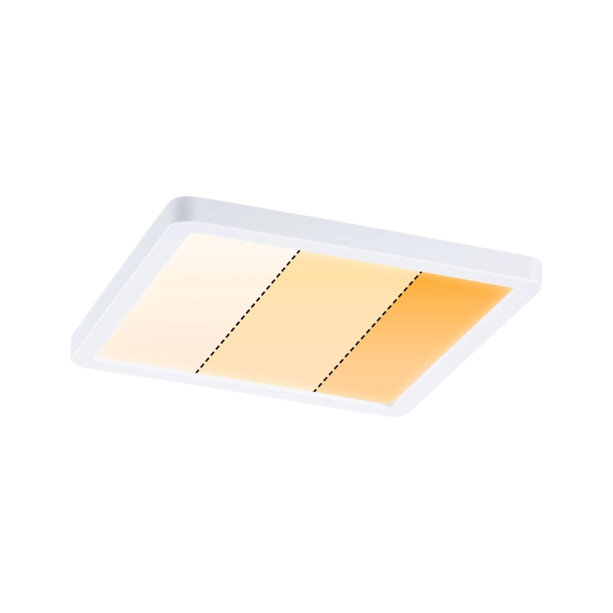 Paulmann 92993 - LED/13W IP44 Badezimmer-Einbauleuchte AREO 230V 2000/3000/4000K 17,5x17,5 cm weiß