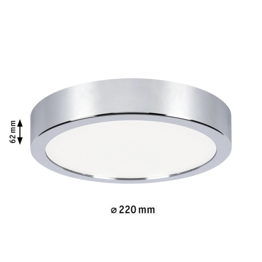 Paulmann 93018 - LED/13W IP44 dimmbare Deckenleuchte für das Badezimmer AVIAR 230V