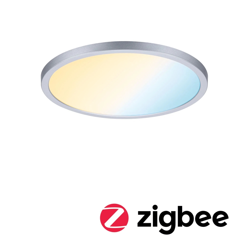 Paulmann 93046 - LED/16W IP44 dimmbar Badezimmer-Einbauleuchte AREO 230V 3000-6500K Ø 23 cm mattchrom