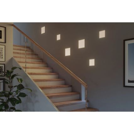 Paulmann 93059 - LED/13W IP44 Dimmbare Badezimmer-Einbauleuchte AREO 230V 17,5x17,5 cm weiß