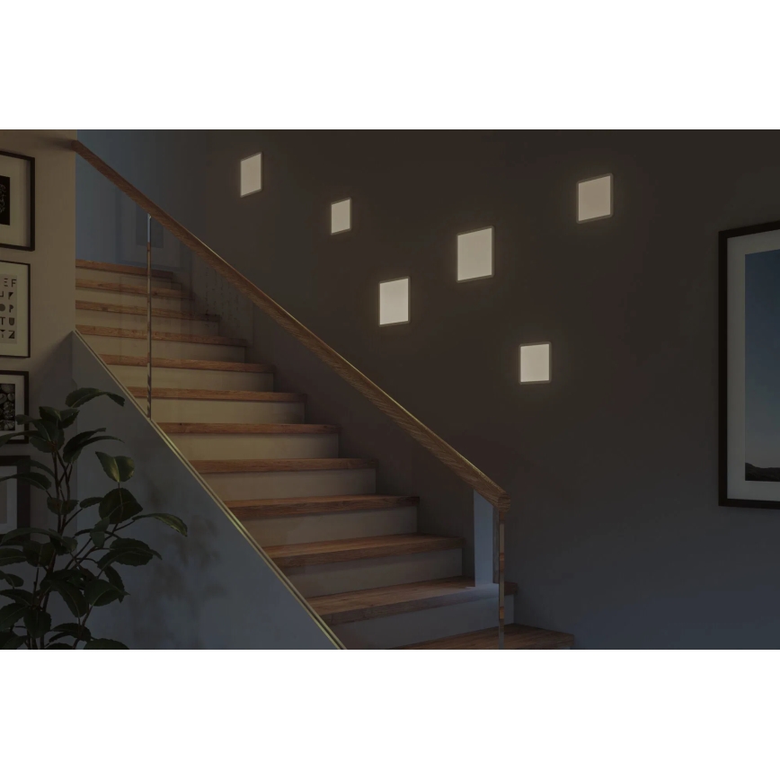 Paulmann 93059 - LED/13W IP44 Dimmbare Badezimmer-Einbauleuchte AREO 230V 17,5x17,5 cm weiß