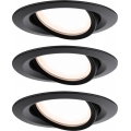 Paulmann 93080 - SET 3xLED/6W IP23 Dimmbares Badezimmer-Einbauleuchte COIN 230V