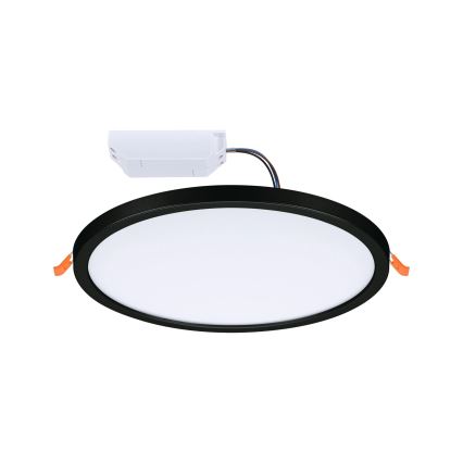 Paulmann 93102 - LED/16W IP44 Badezimmer-Einbauleuchte AREO 230V 2000/3000/4000K Ø 23 cm schwarz