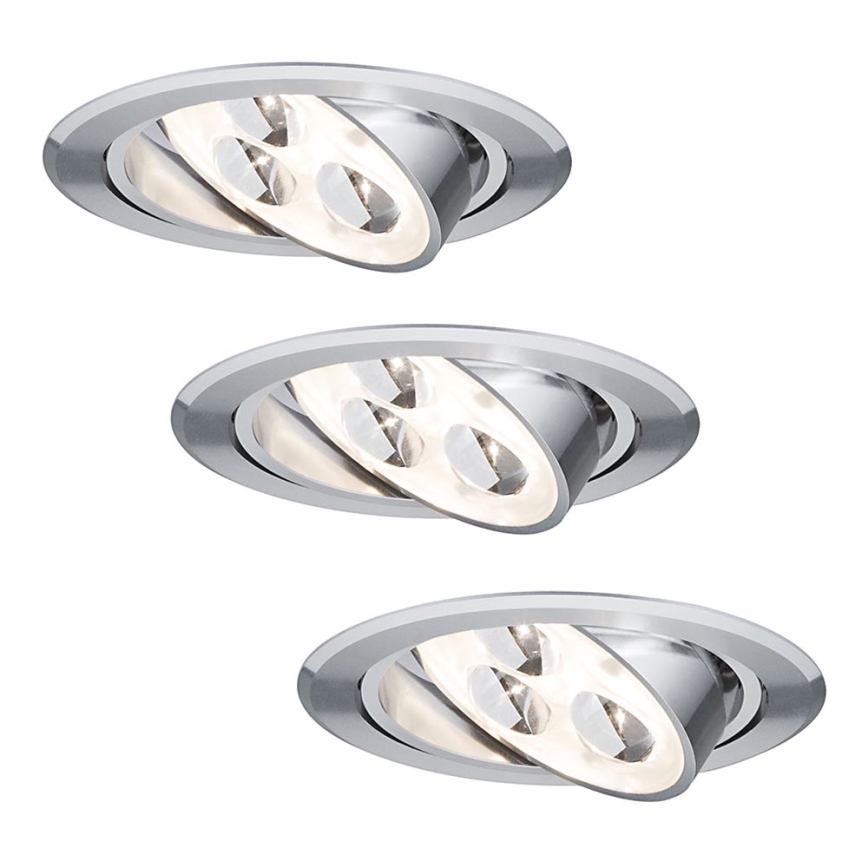 Paulmann 93541 - SET 3x LED Einbauleuchte MICRO LINE 3xLED/3W/230V