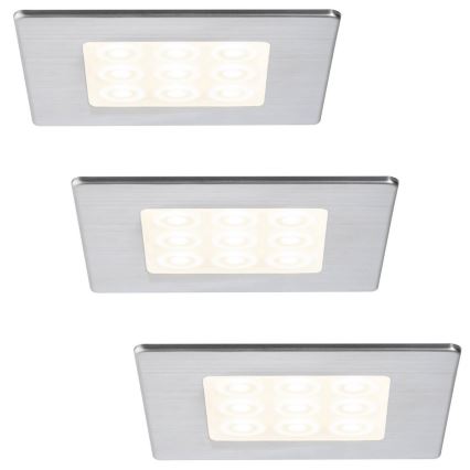 Paulmann 93558 - SET 3x LED/3,6W Einbauleuchte 230V