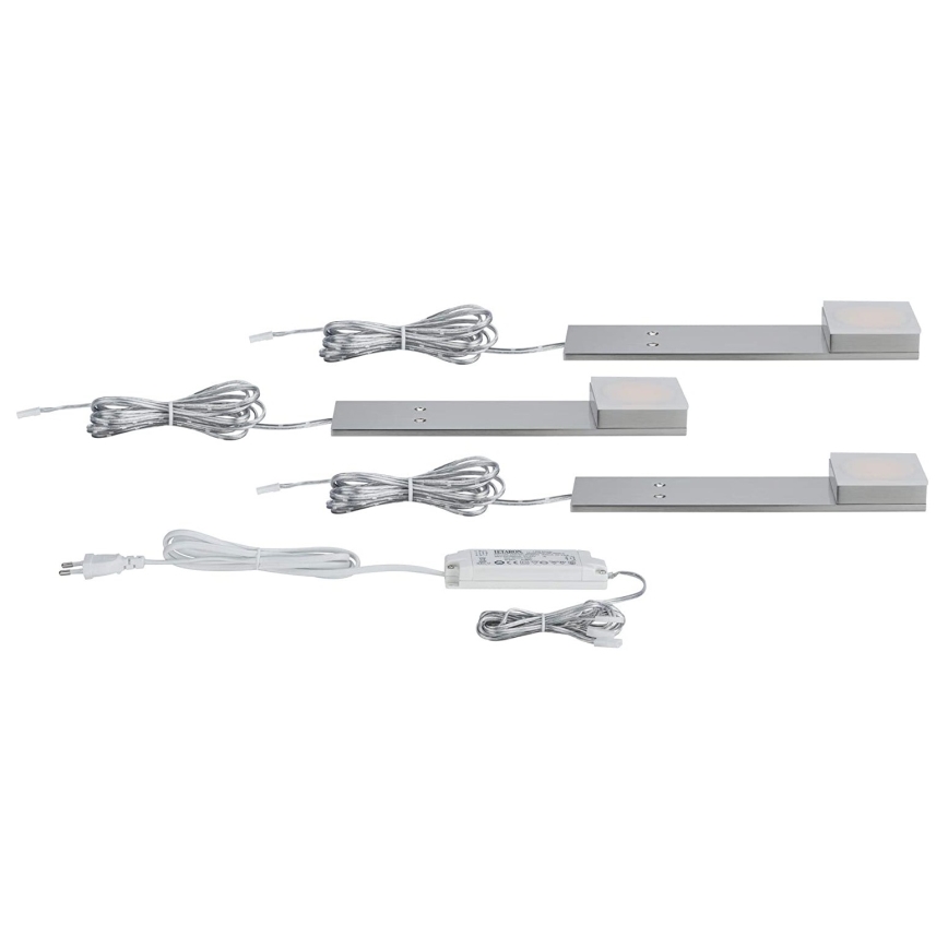 Paulmann 93566 - SET 3xLED/3,2W Möbelbeleuchtung SETUP 230V