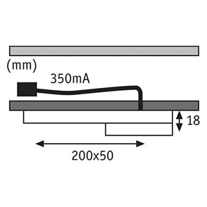 Paulmann 93566 - SET 3xLED/3,2W Möbelbeleuchtung SETUP 230V