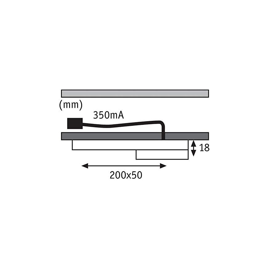 Paulmann 93566 - SET 3xLED/3,2W Möbelbeleuchtung SETUP 230V