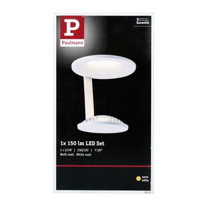 Paulmann 93591 - LED/2,5W Deckenleuchte GLINT 230V