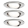 Paulmann 93652 - SET 3x LED GU10/6,1W IP23 Badezimmer-Einbauleuchte 230V