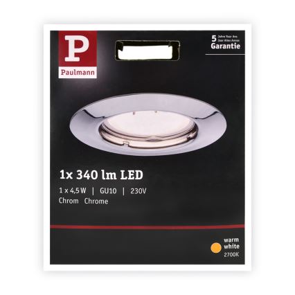 Paulmann 93660 - LED/4,5W Einbaubeleuchtung PREMIUM LINE 230V