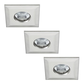 Paulmann 93727 - SET 3xGU5,3/35W IP65 Badezimmer Einbauleuchte PREMIUM 230V/12V