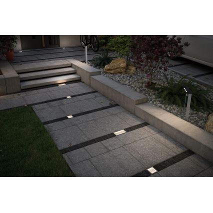 Paulmann 93774 - LED/0,24W IP67 Solarleuchte für Einfahrten CUBE 1,2V 1200 mAh