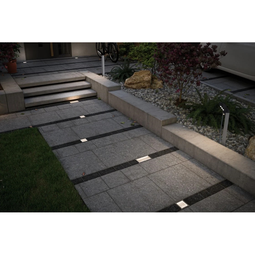 Paulmann 93774 - LED/0,24W IP67 Solarleuchte für Einfahrten CUBE 1,2V 1200 mAh