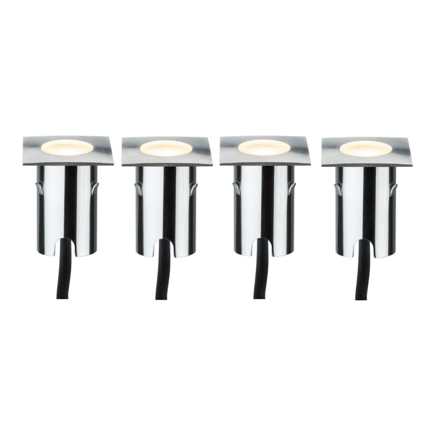 Paulmann 93785 - SET 4x LED/0,7W IP67 Einfahrtsbeleuchtung 230V