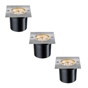 Paulmann 93787 - SET 3xLED/1,2W IP65 Einfahrtsleuchte 230/12V